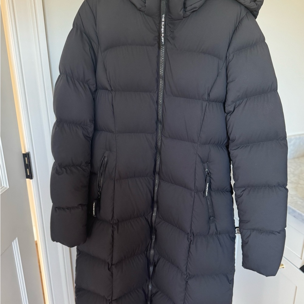 Aritzia Midnight Black Puffer Coat